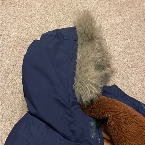 Eddie Bauer boys S 7/8 down winter coat - Picture 4 of 6